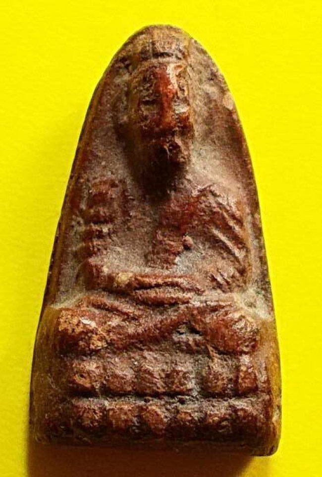 พระเนื้อดิน องค์เซียนแป๊ะโค้ว หัวตะเข้ กทม. ปี 2505