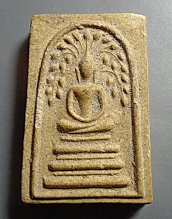 สมเด็จปรกโพธิ์ หลวงปู่นาค วัดระฆัง ฝังตะกรุด 1 ดอก ปี 2495