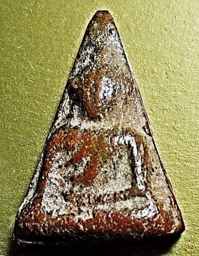 นางพญาพิมพ์ทรงเทวดาอกแฟบ เนื้อดิน พิษณุโลก