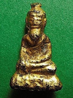 พระฤษี กรุวัดเชิงท่า นนทบุรี เนื้อตะกั่วสนิมแดงรักทองเดิม